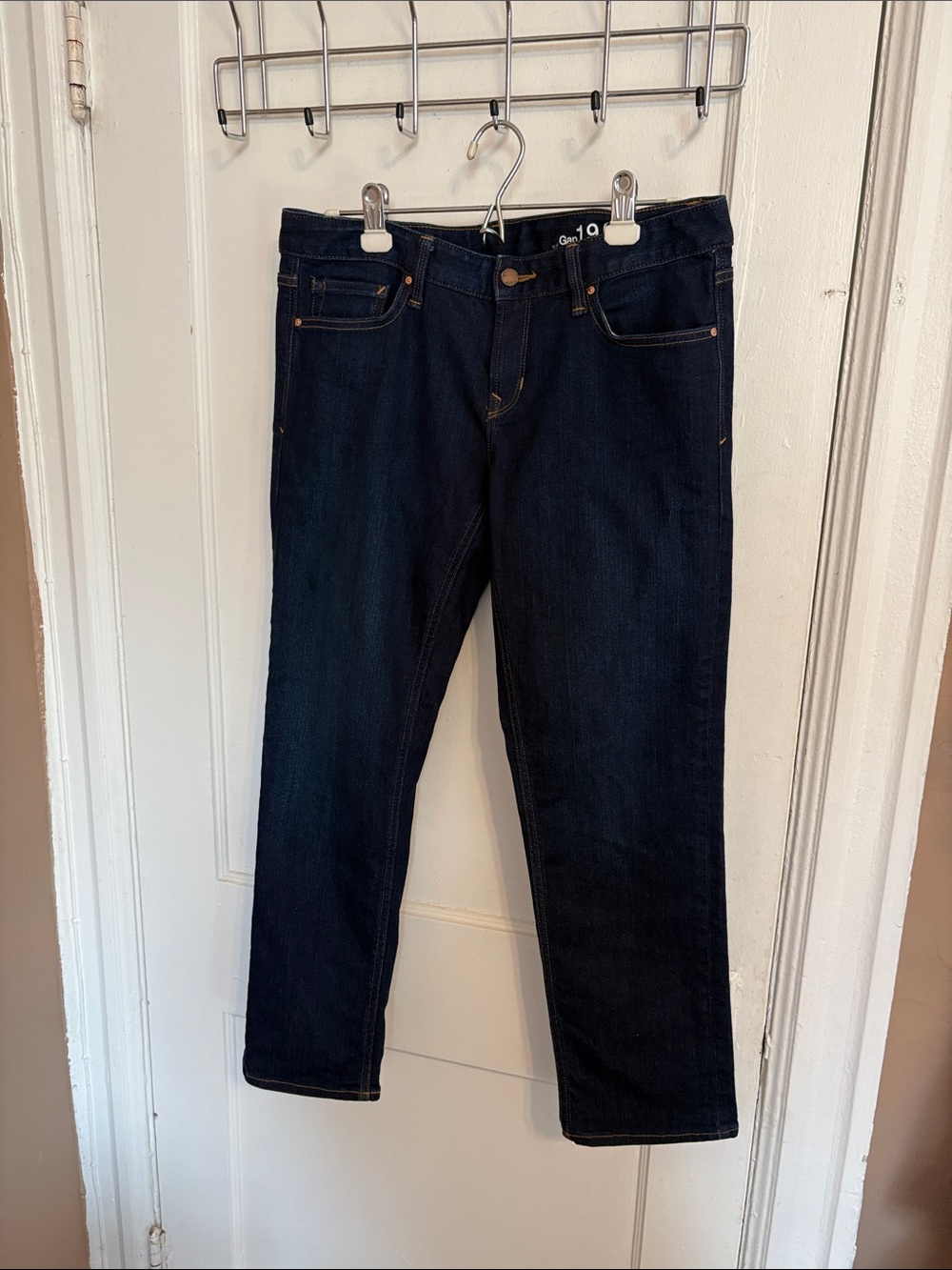 GAP 1969 Real Straight Dark Blue Jeans
